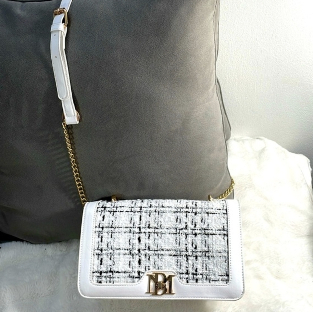 Badgley Mischka Crossbody Bag + Bag Charm - Picture 5 of 17
